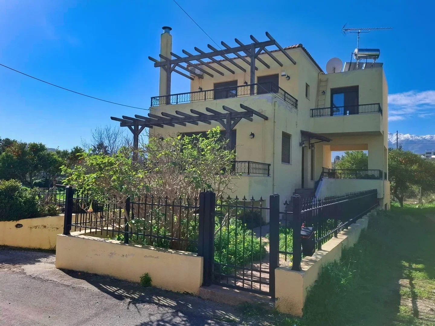 1 - vente maison plage à pied kalyves crète grèce