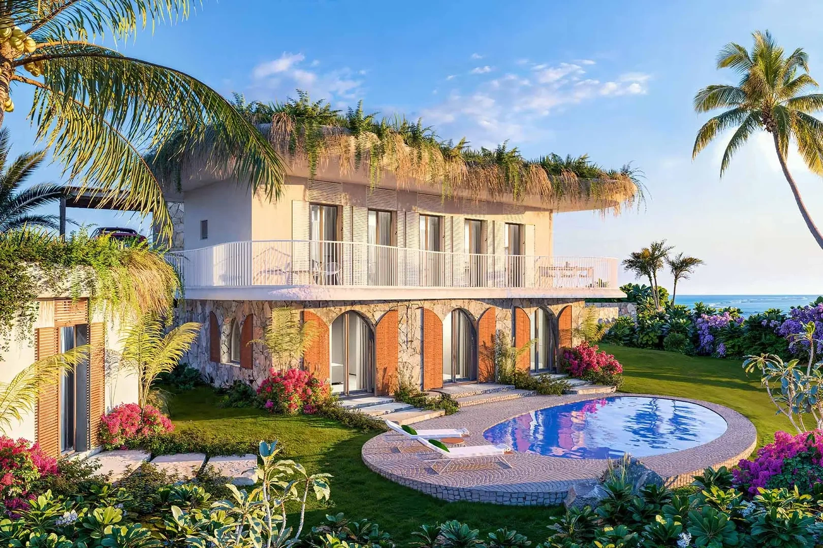 1 - vente maison vue mer baie du cap savanne île maurice
