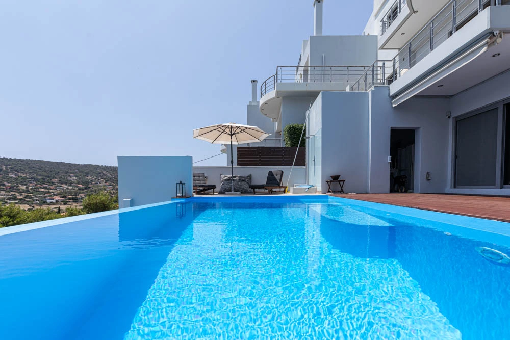 2 - продажа дом вид моря agia marina южные эгейские острова греция