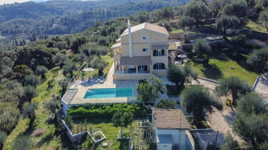 2 - vente maison vue mer corfu îles ioniennes grèce