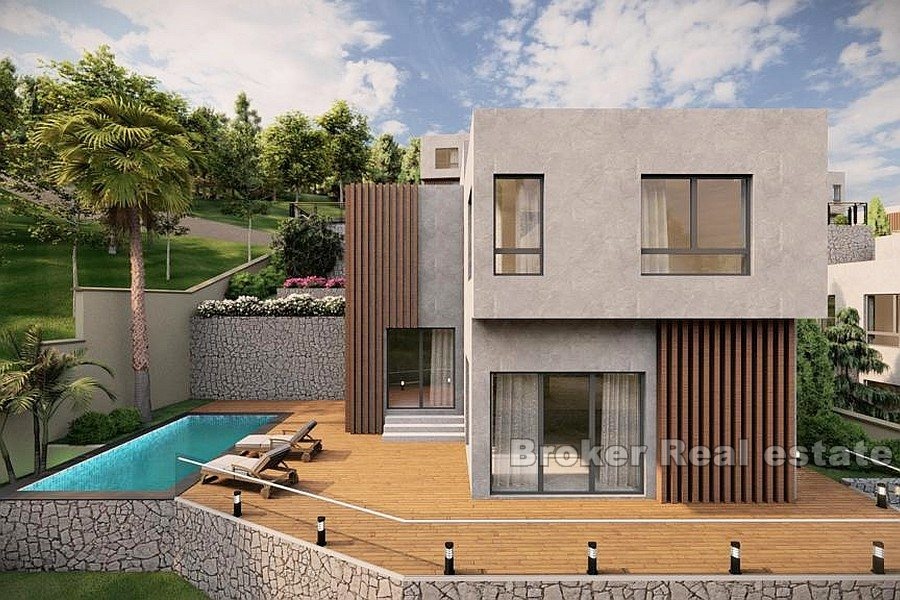 Casa vista al mar con piscina
