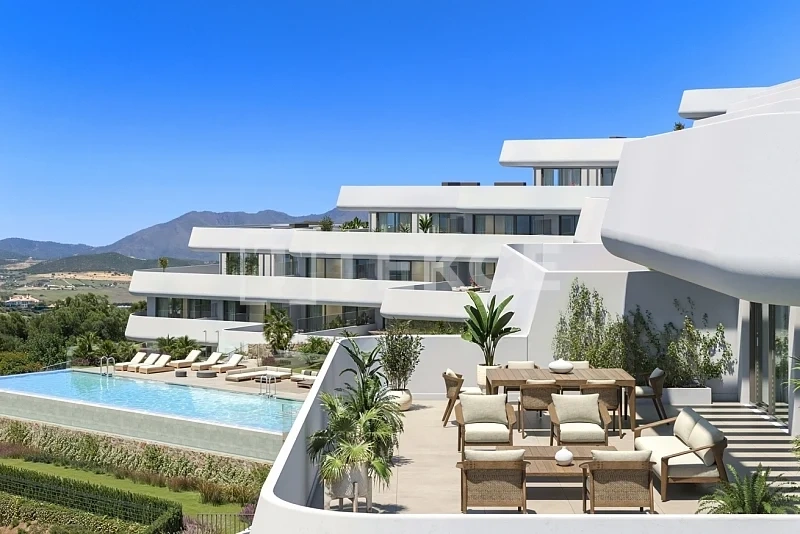1 - sea view apartment for sale in casares - costa del sol andalusia spain