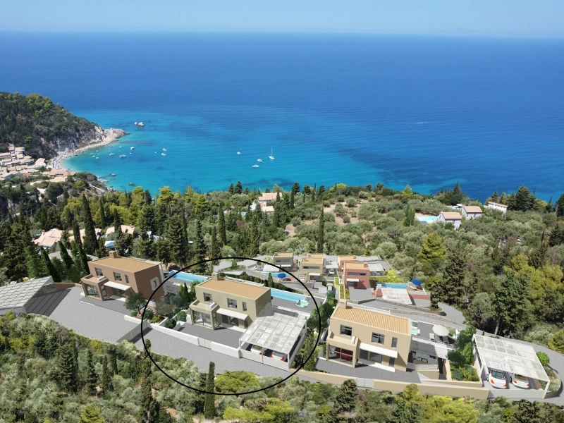 1 - vente maison vue mer lefkada îles ioniennes grèce