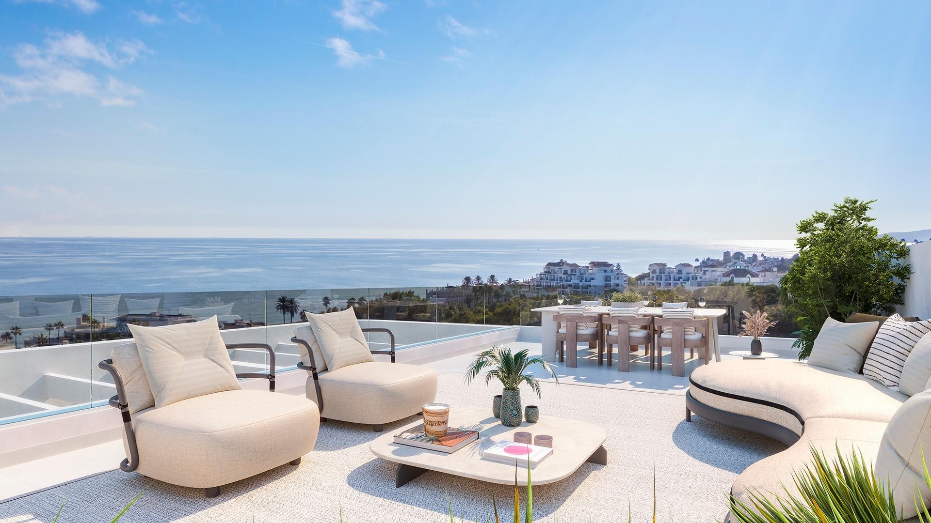 1 - venda apartamento vista de mar estepona - costa del sol andaluzia espanha
