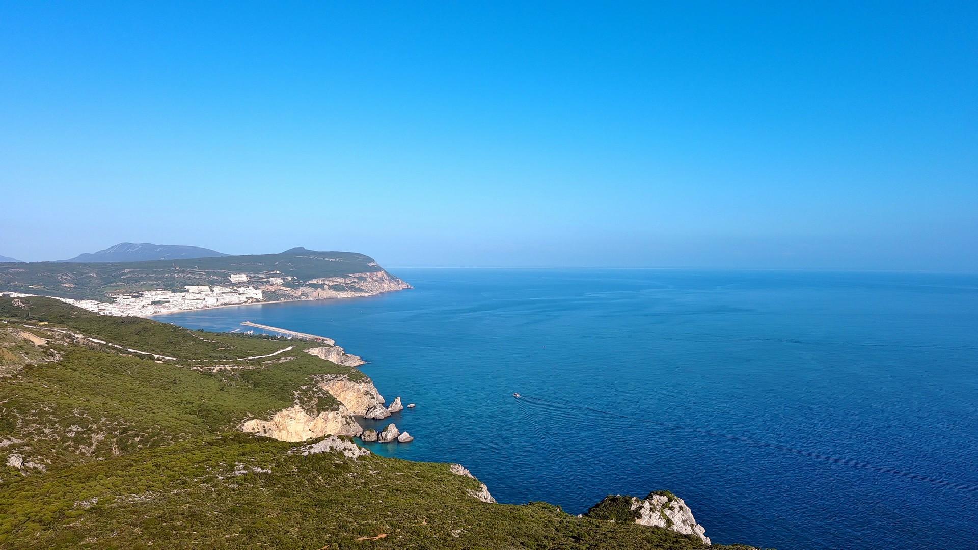 1 - vente terrain pieds dans l'eau sesimbra région de lisbonne portugal