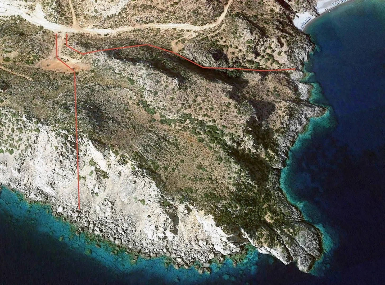 1 - продажа территория вид моря chania крит греция