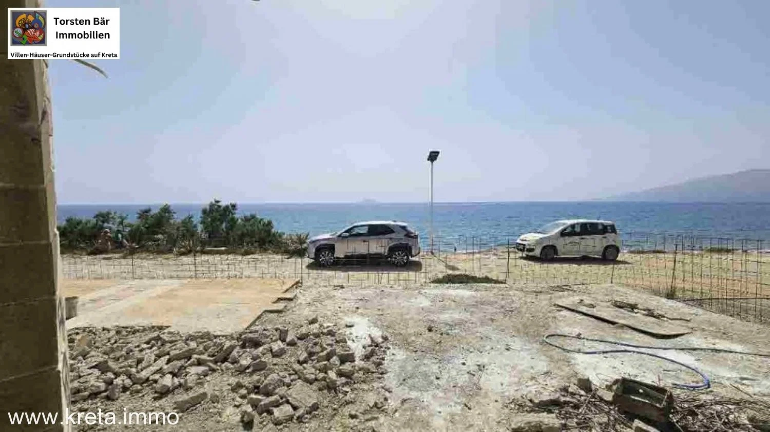 2 - sea view building for sale in kalamaki crete greece