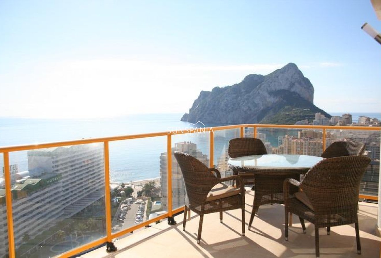 1 - vente appartement vue mer calpe - costa blanca communauté valencienne espagne