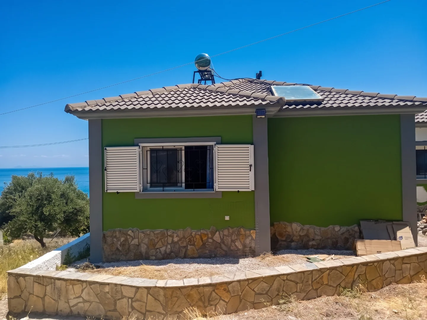 1 - vente maison vue mer katastari îles ioniennes grèce