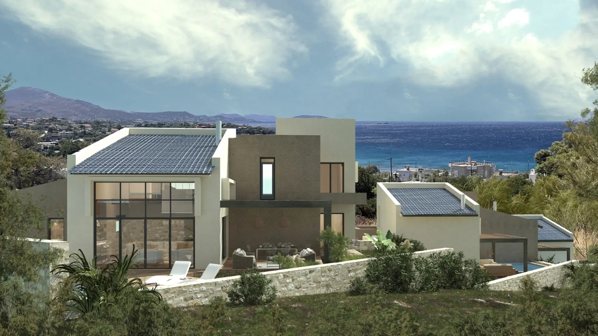 1 - venda casa vista de mar koropi ática grécia