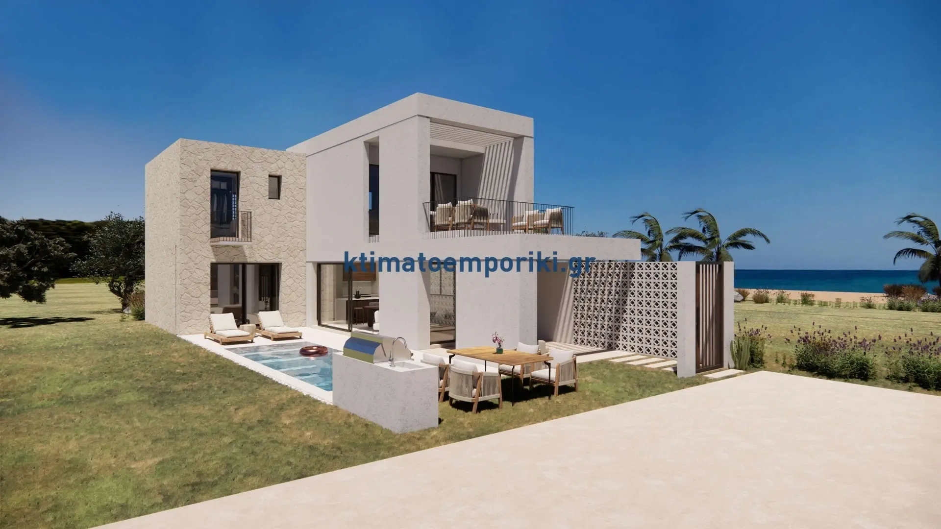 2 - venda casa frente ao mar geráni creta grécia