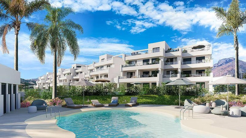 1 - vente appartement vue mer estepona - costa del sol andalousie espagne