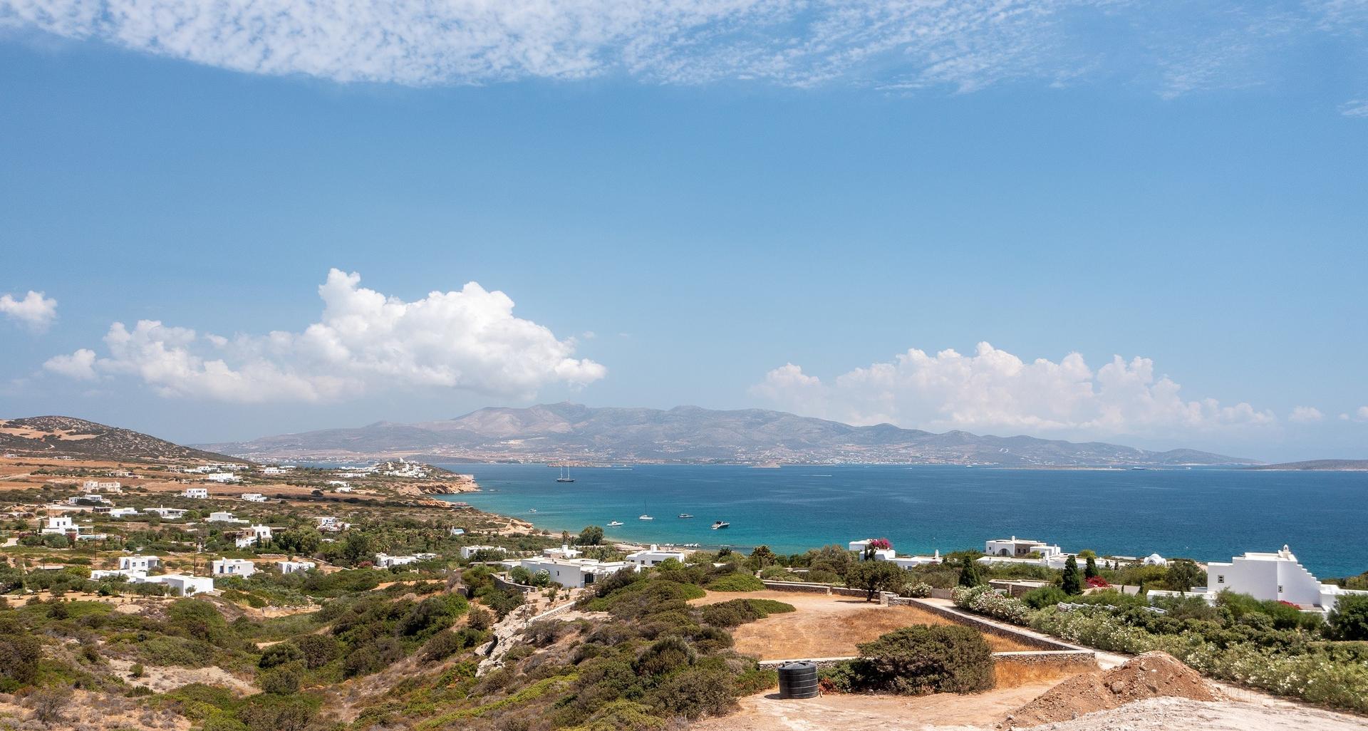 2 - vente terrain vue mer antiparos - cyclades egée méridionale grèce
