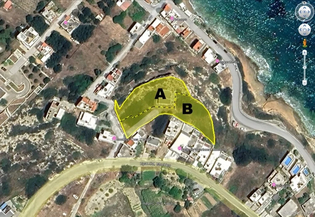 2 - продажа территория вид моря mókhlos крит греция