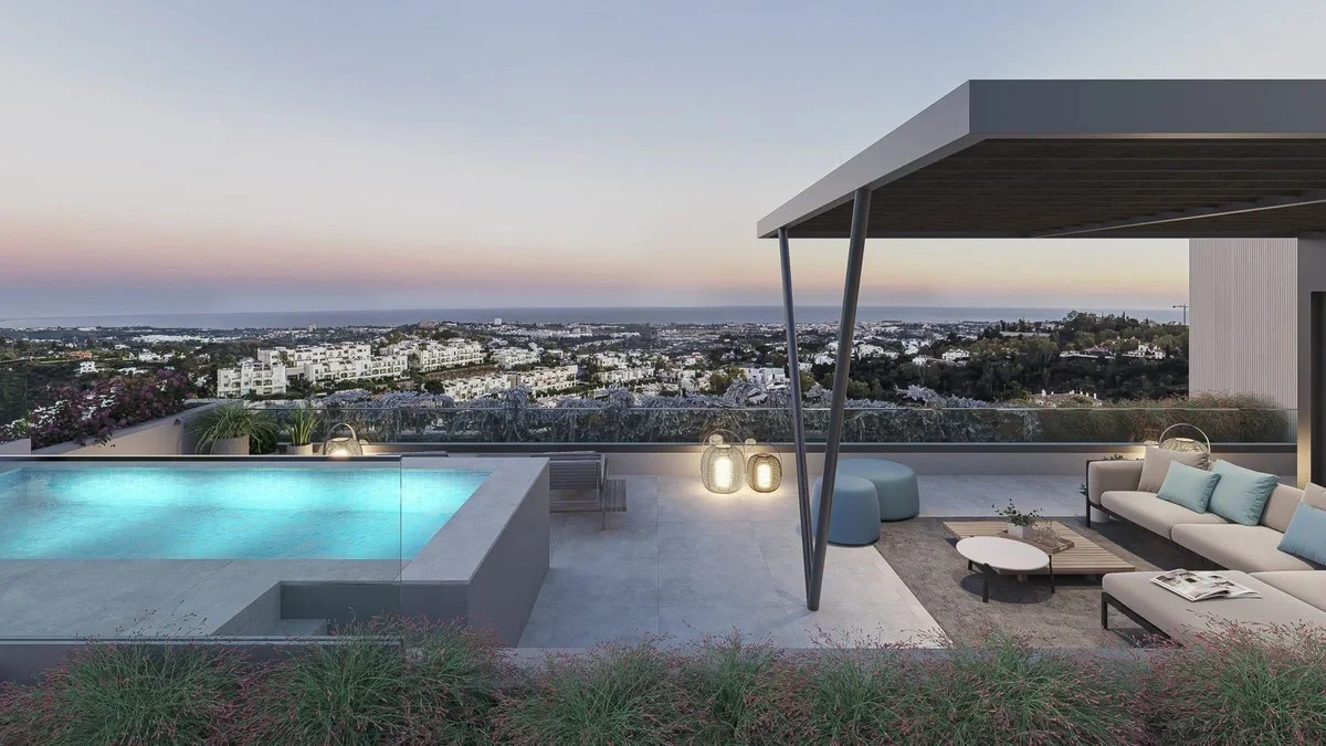 1 - venta apartamento vista al mar benahavis - costa del sol andalucía españa