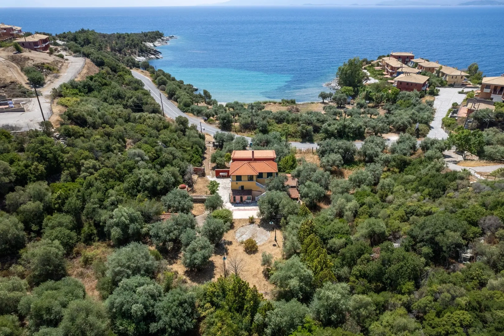 1 - venda edifício vista de mar pyrgadikia macedónia central grécia