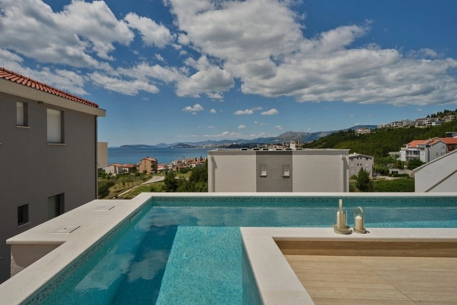 2 - verkoop appartement uitzicht op zee podstrana split-dalmatia kroatië