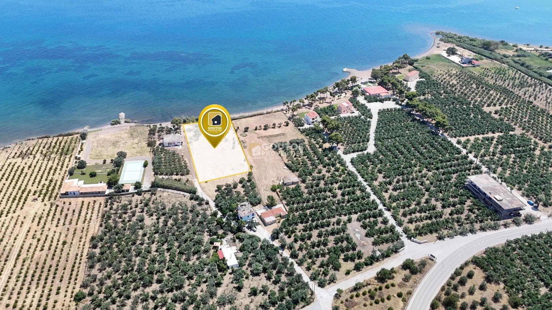 1 - venta terreno vista al mar thermisía peloponeso grecia