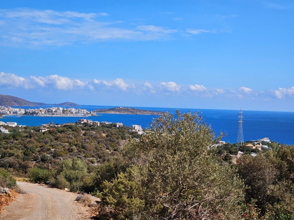 1 - sea view plot of land for sale in ammoudara crete greece