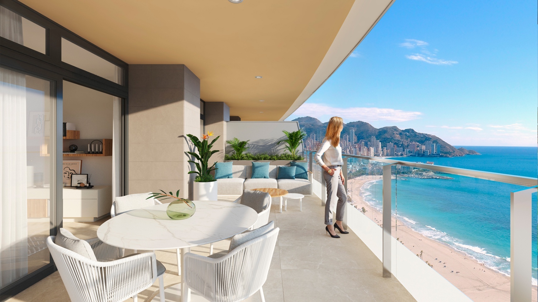 1 - sea view apartment for sale in benidorm - costa blanca valencian community spain