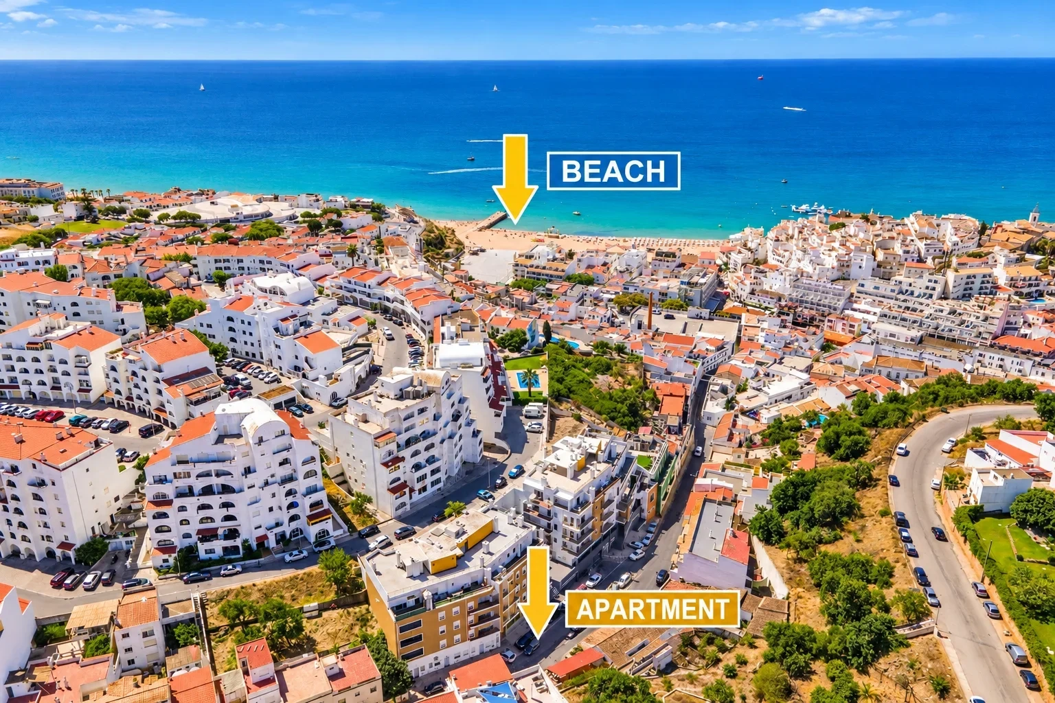 1 - venta apartamento a pie de playa albufeira algarve portugal