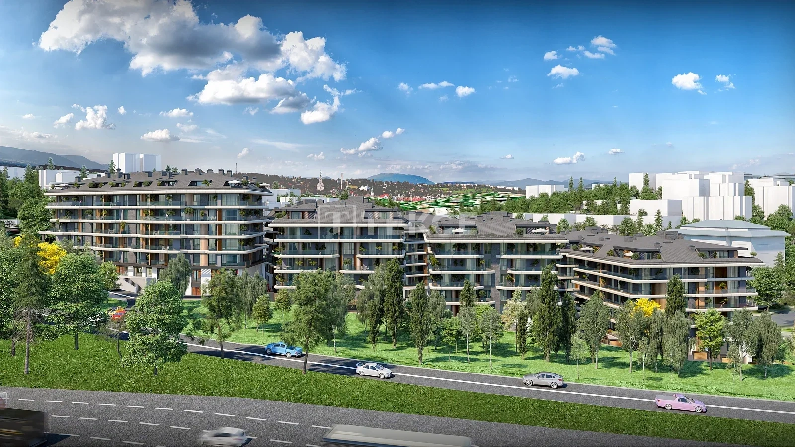 1 - продажа квартира вид моря besiktas istanbul турция