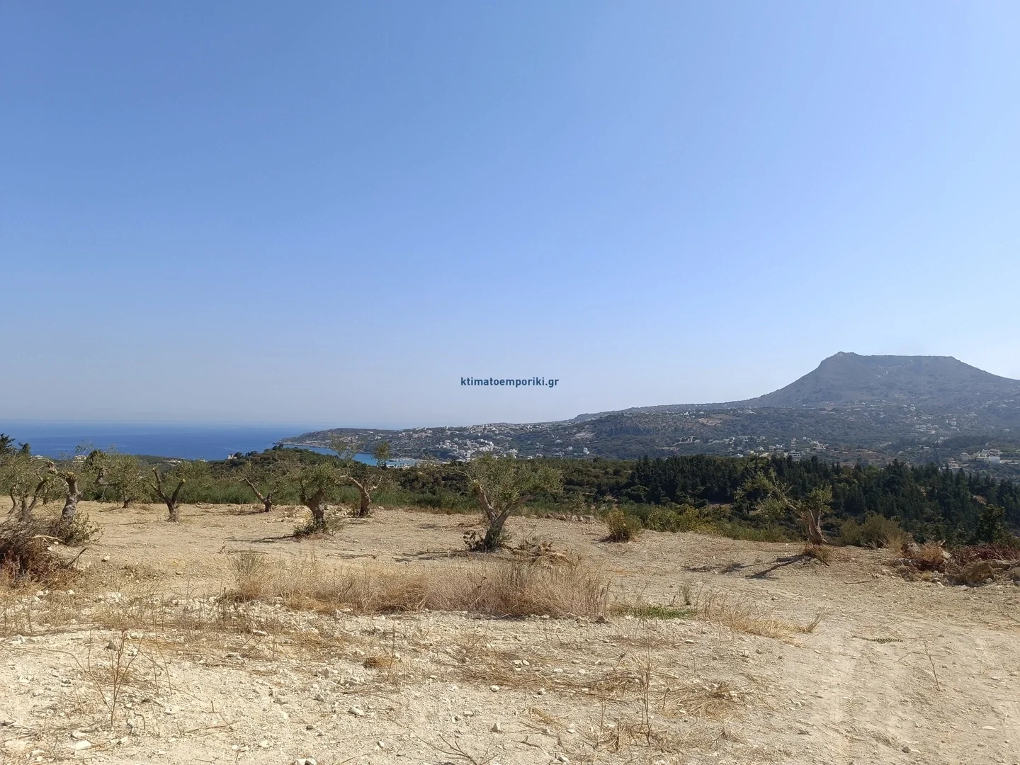 2 - vente terrain vue mer tsivarás crète grèce