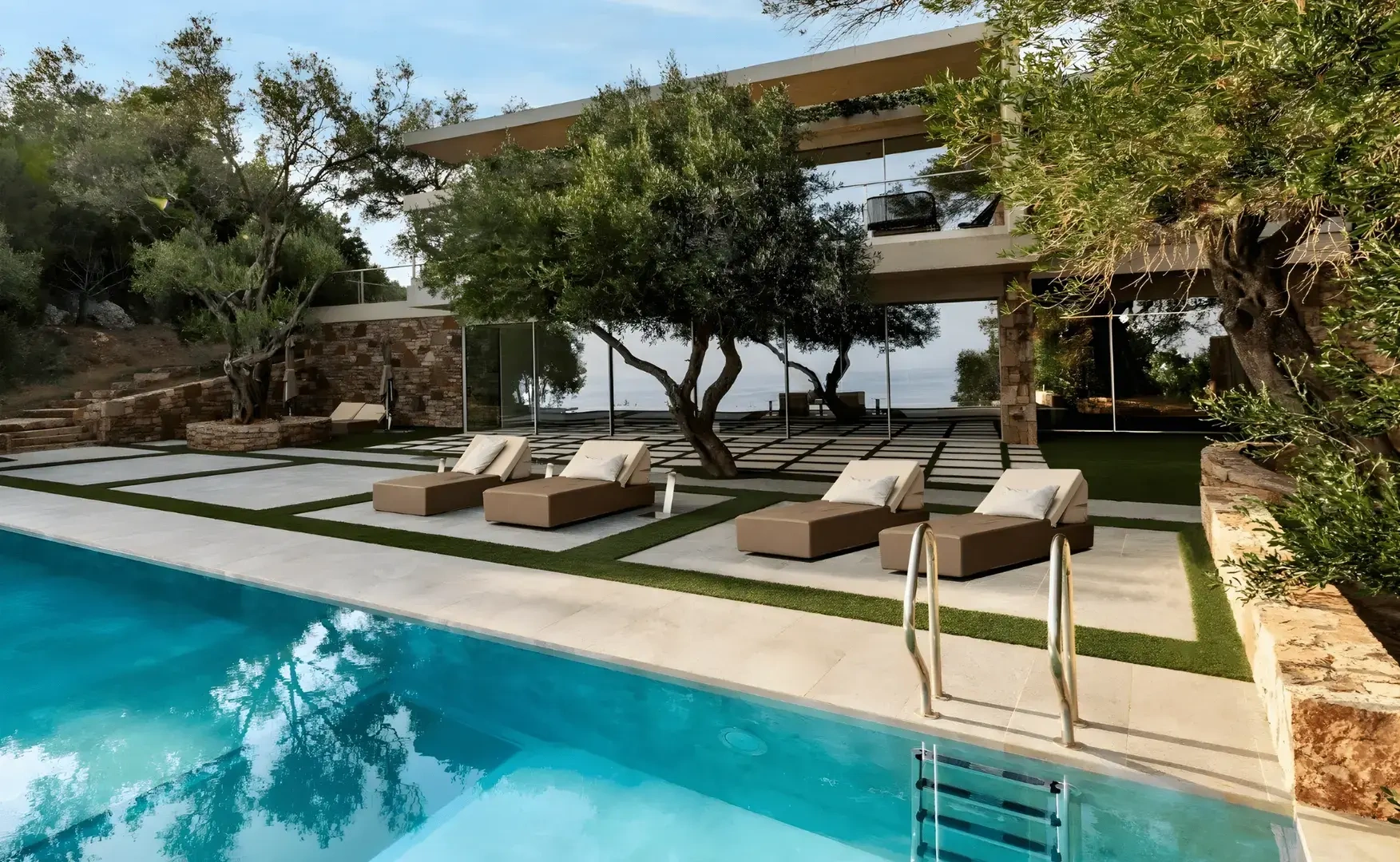 2 - vente propriété vue mer corfu îles ioniennes grèce
