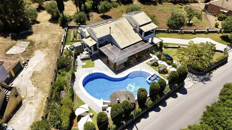 1 - vente villa corfu îles ioniennes grèce