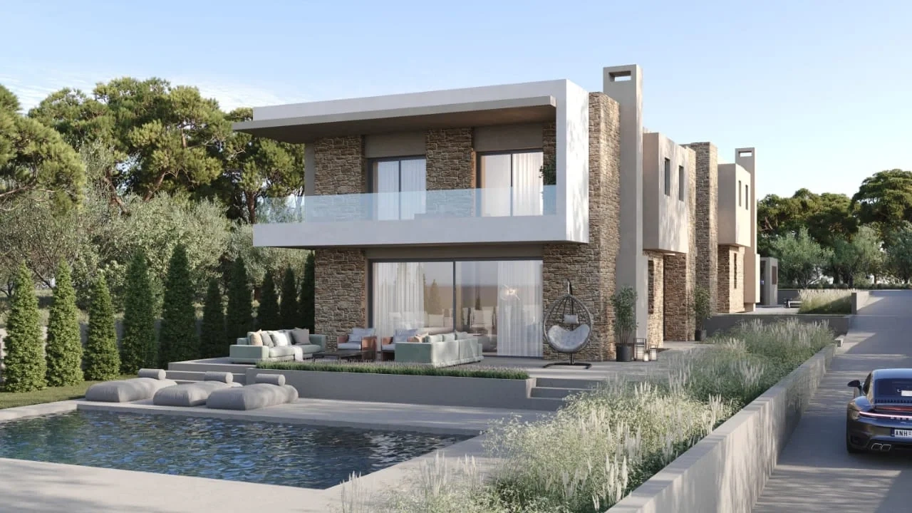 2 - продажа villa вид моря пефкохори - халкидика центральная македония греция