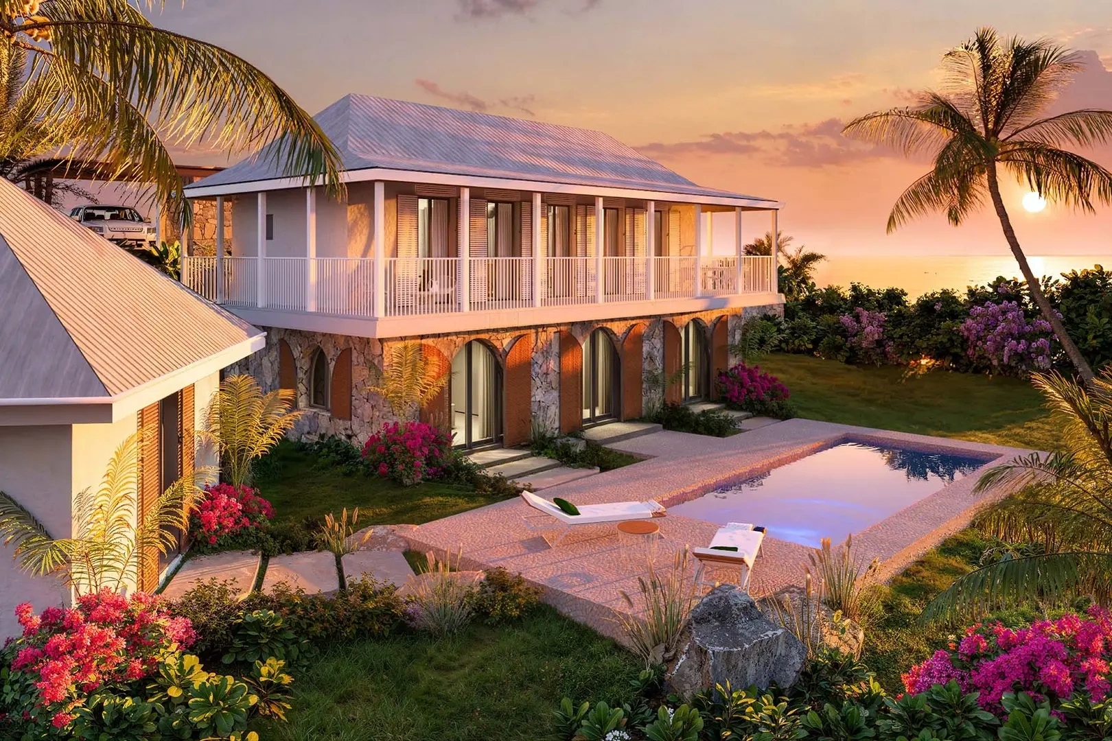 1 - vente maison vue mer baie du cap savanne île maurice