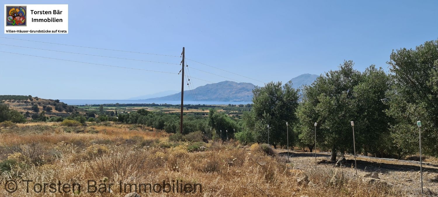 1 - vente terrain vue mer kamilárion crète grèce