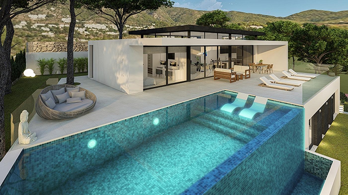 1 - venta villa vista al mar mijas andalucía españa