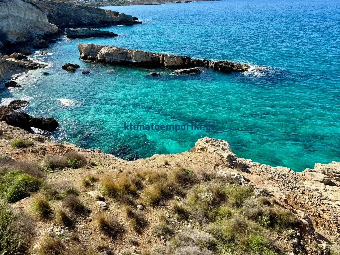1 - sea view plot of land for sale in akrotiri crete greece