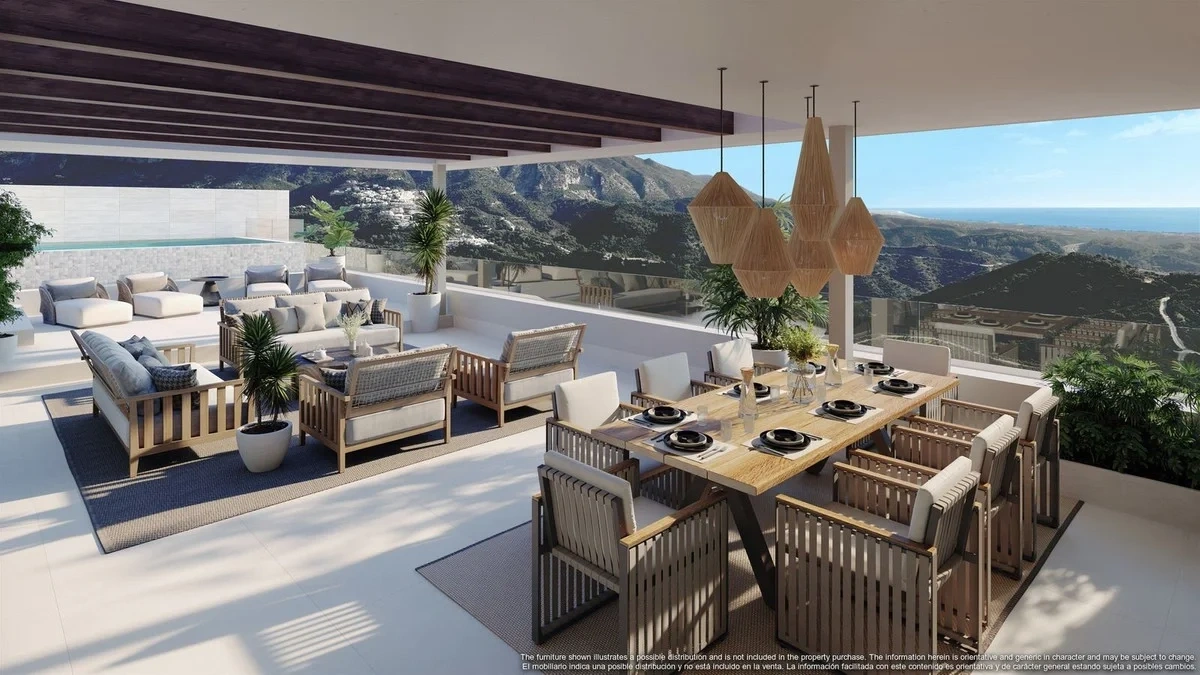 2 - vente appartement vue mer benahavis - costa del sol andalousie espagne