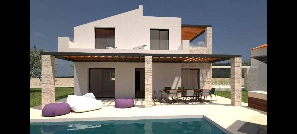 2 - sea view house for sale in máleme crete greece