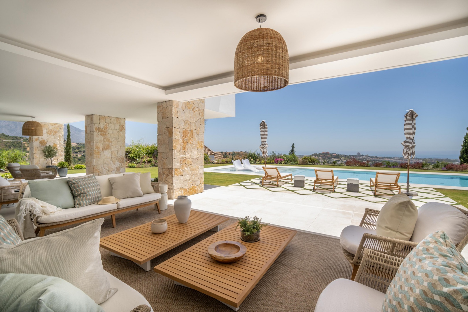 2 - sea view house for sale in benahavis - costa del sol andalusia spain