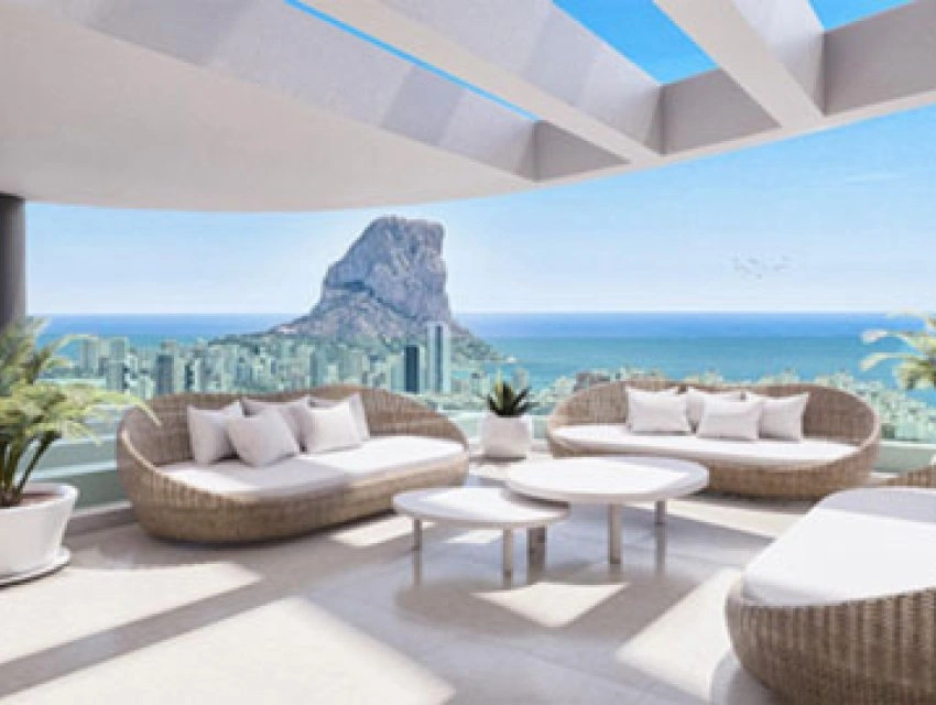 1 - vente appartement vue mer calpe - costa blanca communauté valencienne espagne