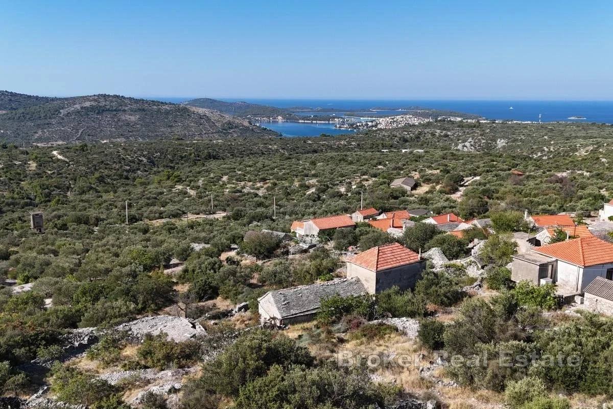 1 - vendita terreno vista mare rogoznica sebenico e tenin croazia