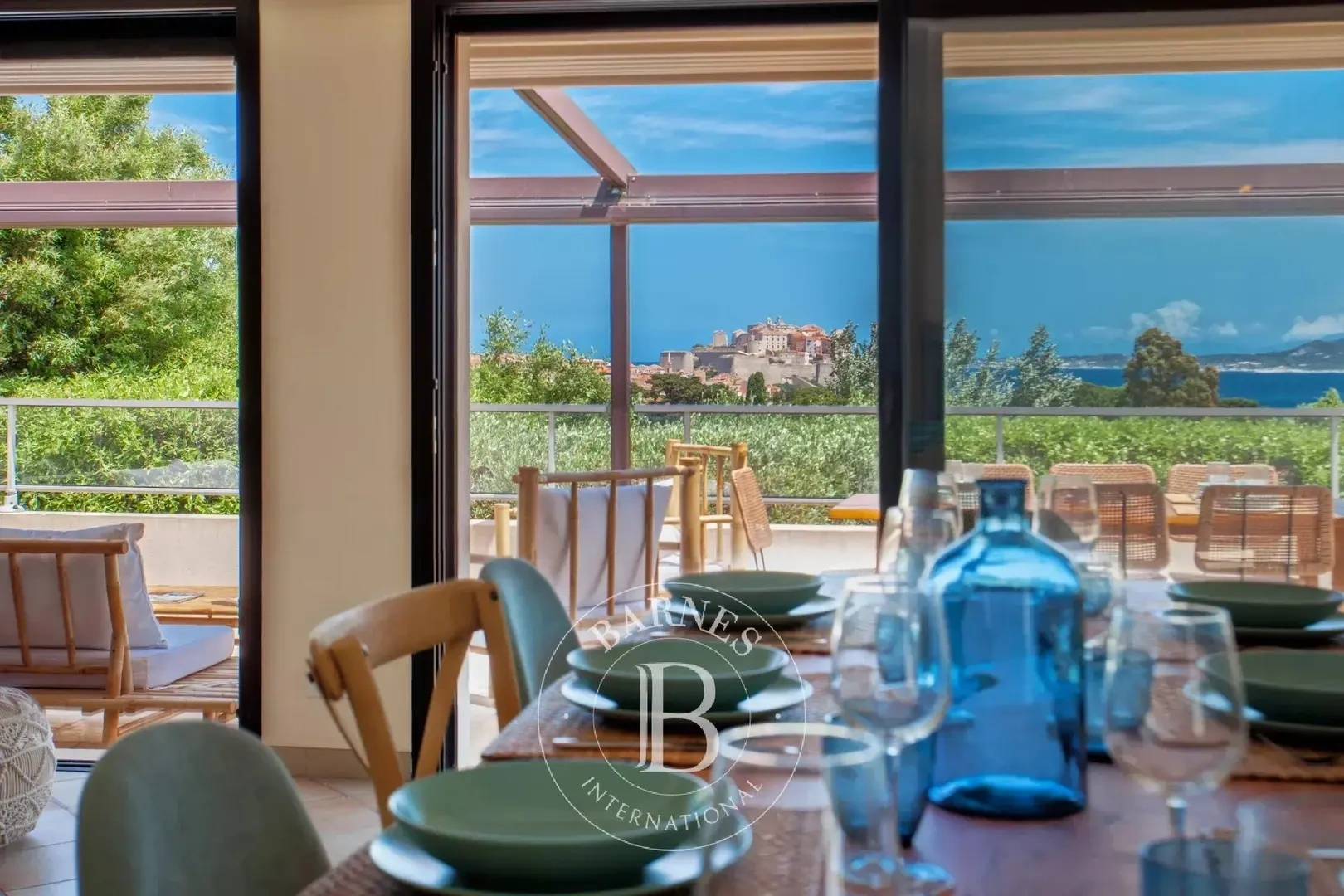 1 - sea view villa for vacation rentals in calvi corsica (upper) france