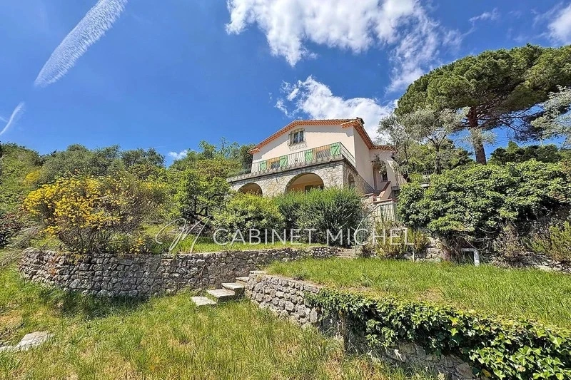 1 - verkoop villa uitzicht op zee magagnosc alpes-maritimes frankrijk