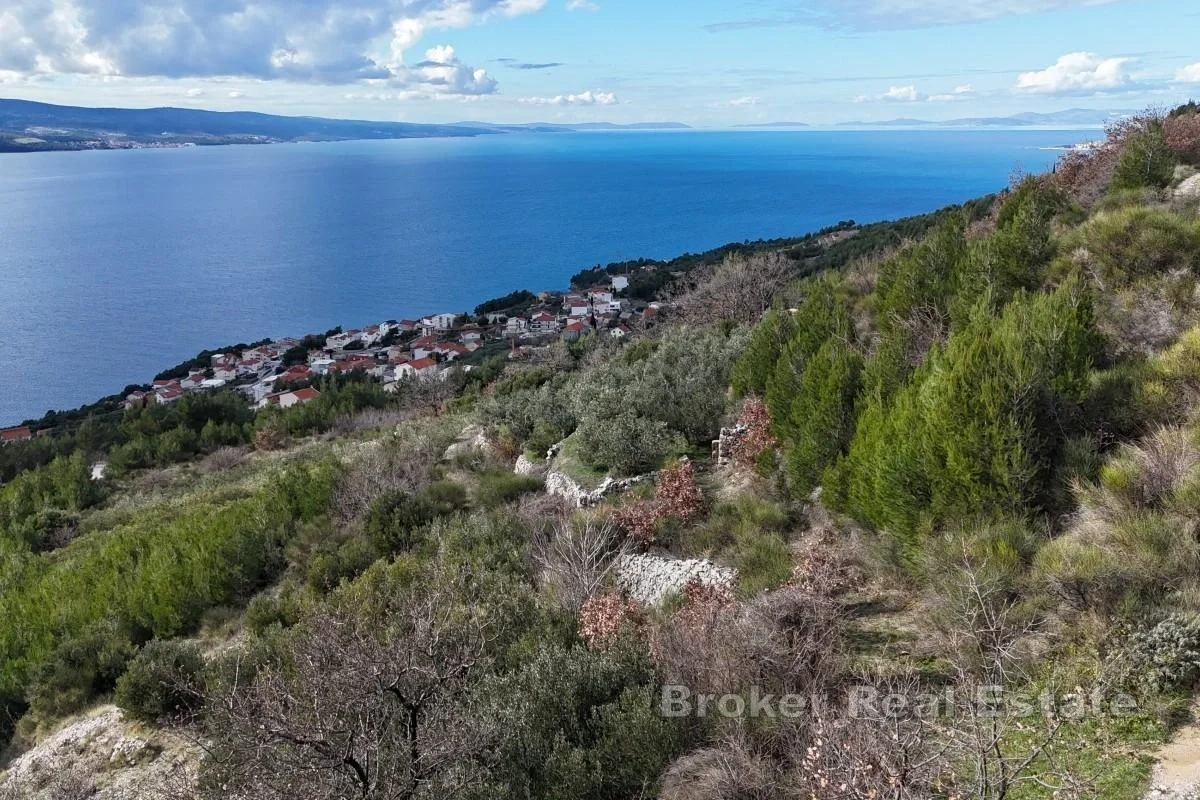 2 - продажа территория вид моря omiš сплитско-далматинская хорватия