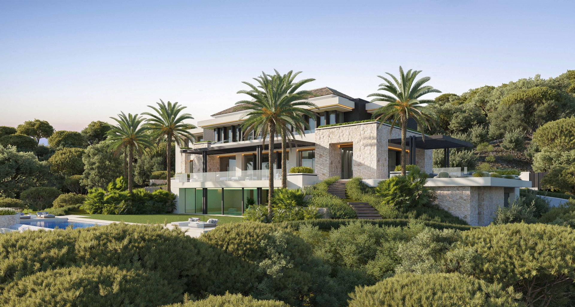 2 - verkoop huis uitzicht op zee benahavis - costa del sol andalusië spanje