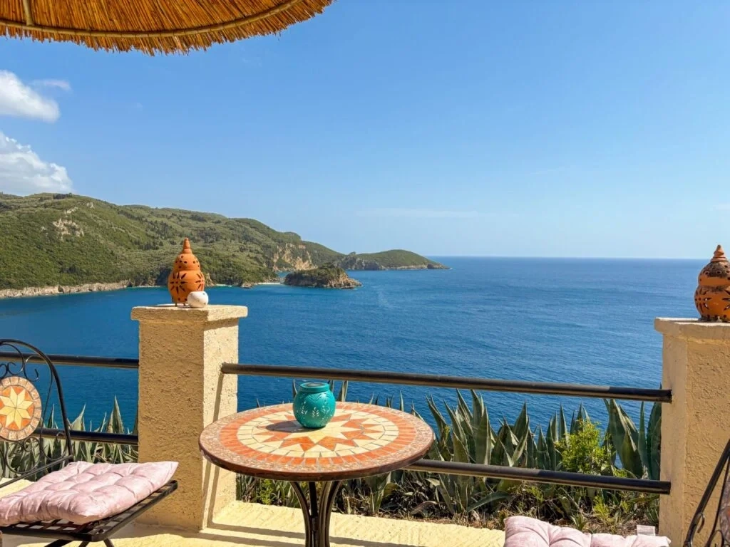 1 - vente propriété vue mer paleokastritsa îles ioniennes grèce