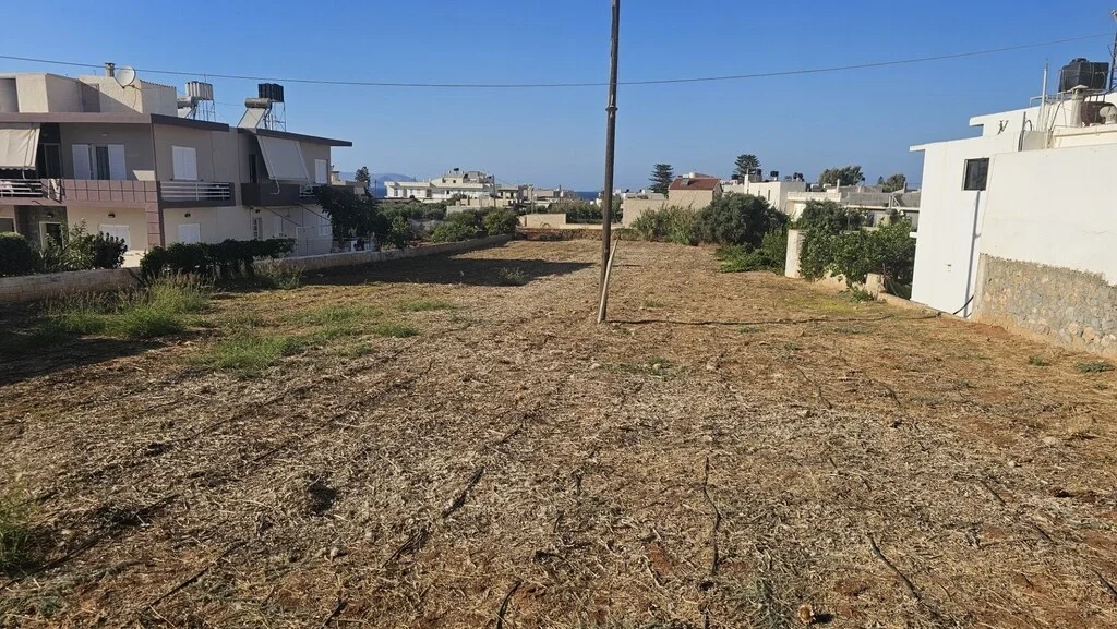 1 - vente terrain vue mer goúrnes crète grèce