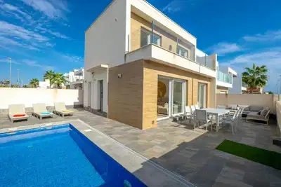 2 - vendita villa spiaggia a piedi pilar de la horadada comunità valenciana spagna