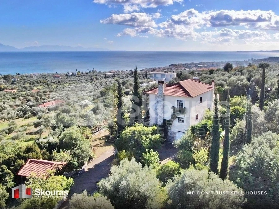 1 - vente maison vue mer epia péloponnèse grèce