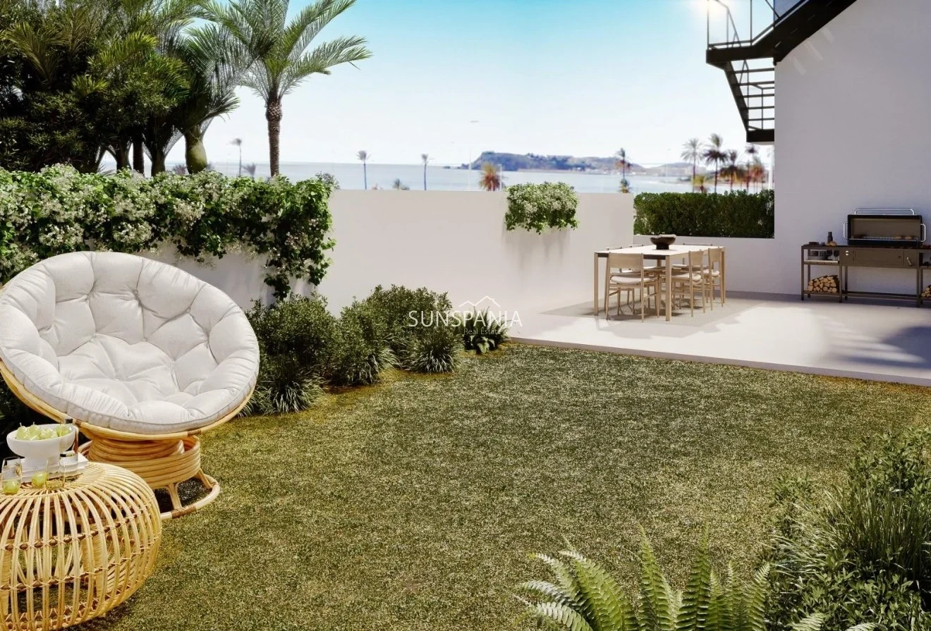 2 - vente appartement plage à pied puerto de mazarron région de murcie espagne