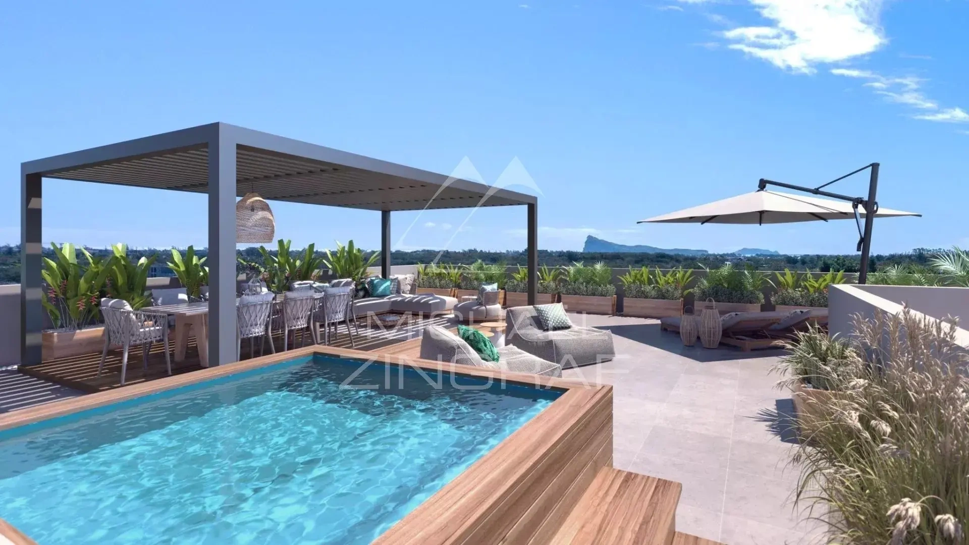 1 - venta apartamento vista al mar grand baie rivière du rempart mauricio