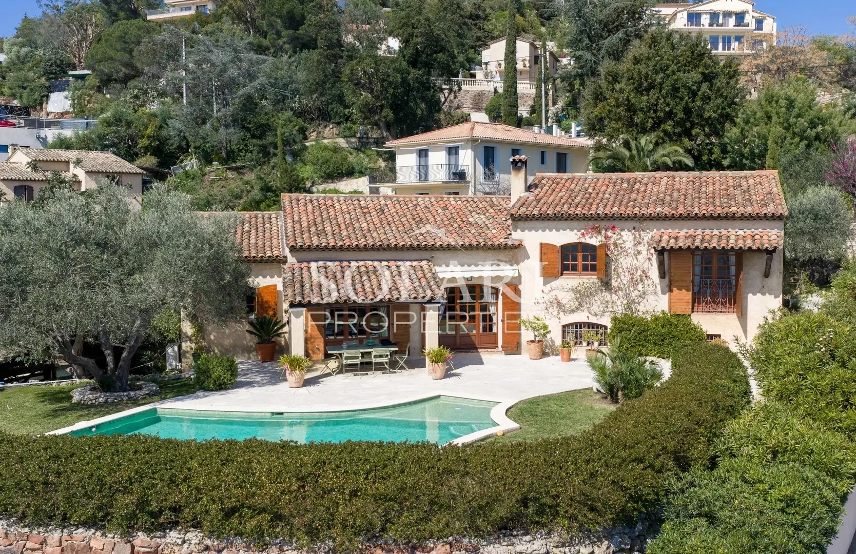 2 - verkoop huis uitzicht op zee mandelieu-la-napoule alpes-maritimes frankrijk